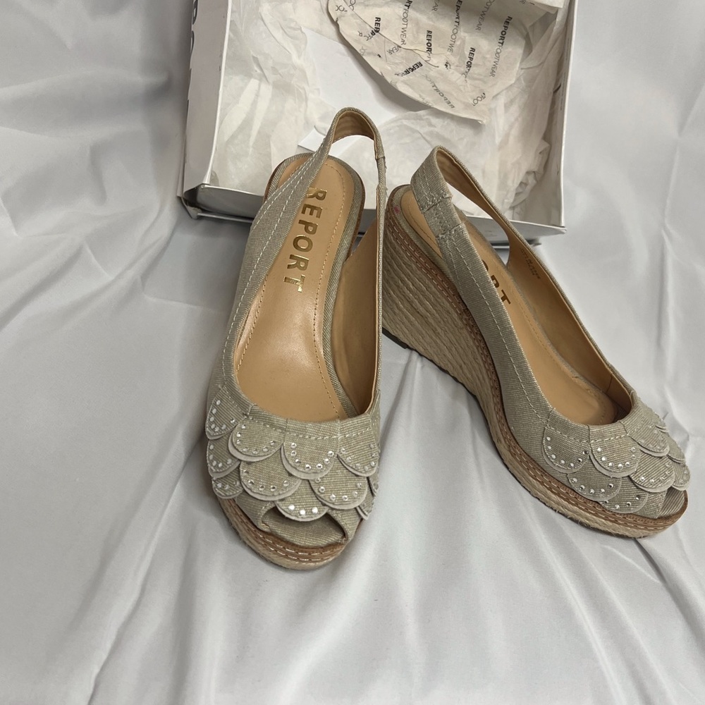 Rockport Women Slingback Wedge Espadrille BRAND NEW NEVER WORN SZ 8.5